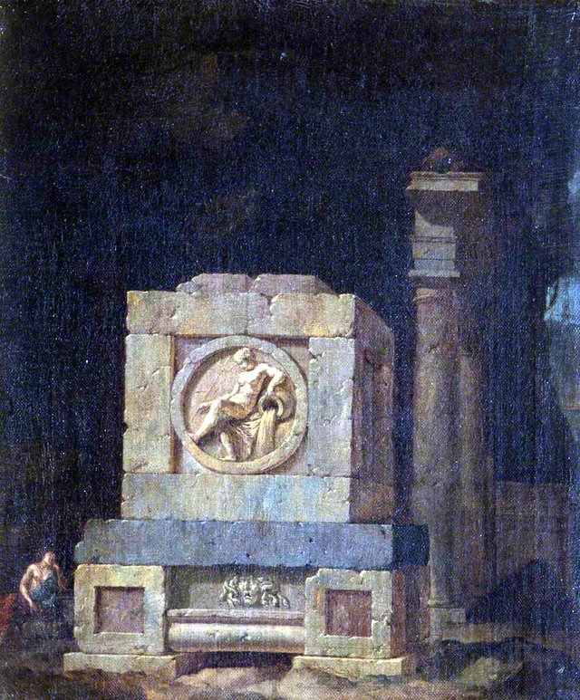 A Classical Tomb by William Gouw Ferguson