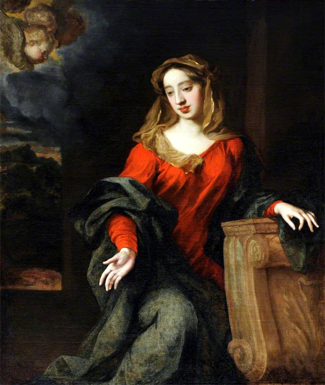 Possibly Lady Mary Butler, Duchess of Devonshire (1646–1710), as the Virgin Annunciate by Willem Wissing