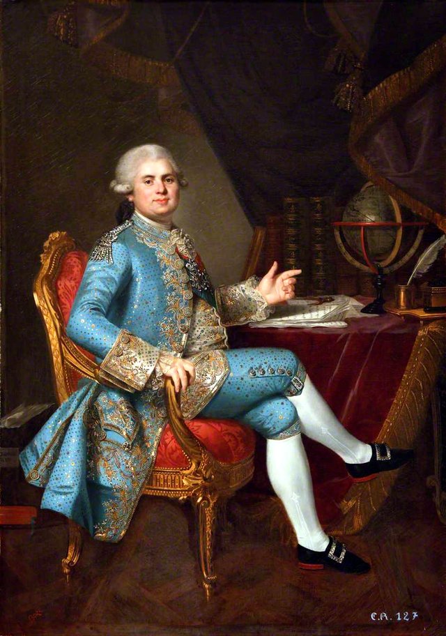 Louis-Stanislas-Xavier, comte de Provence (later King Louis XVIII, King of France) (1755-1824) by Joseph Boze