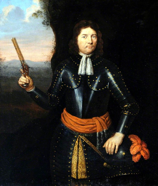 An Unknown Gentleman in Armour by Johannes van Haensbergen