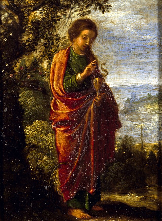 Saint John the Evangelist by Adam Elsheimer