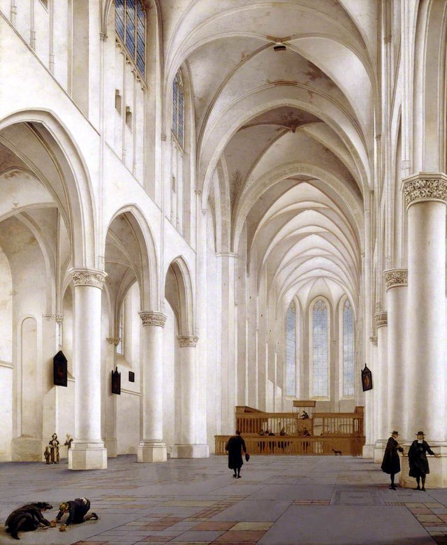 The Interior of the Church of St Catherine, Utrecht by Pieter Jansz. Saenredam