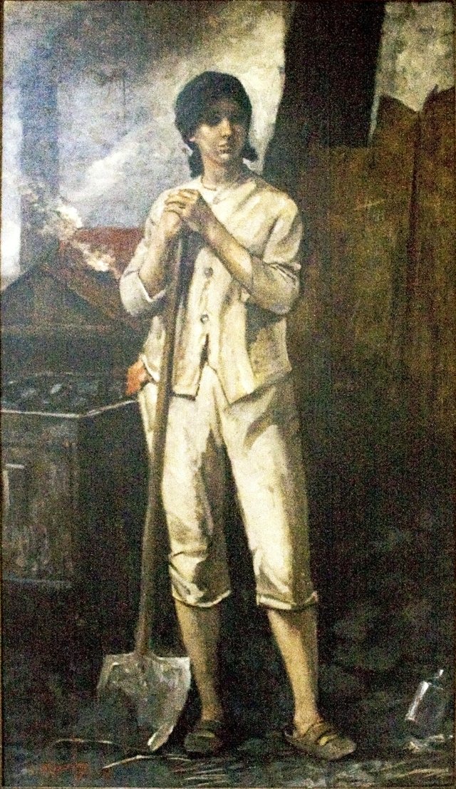 The hiercheuse by Constantin Meunier