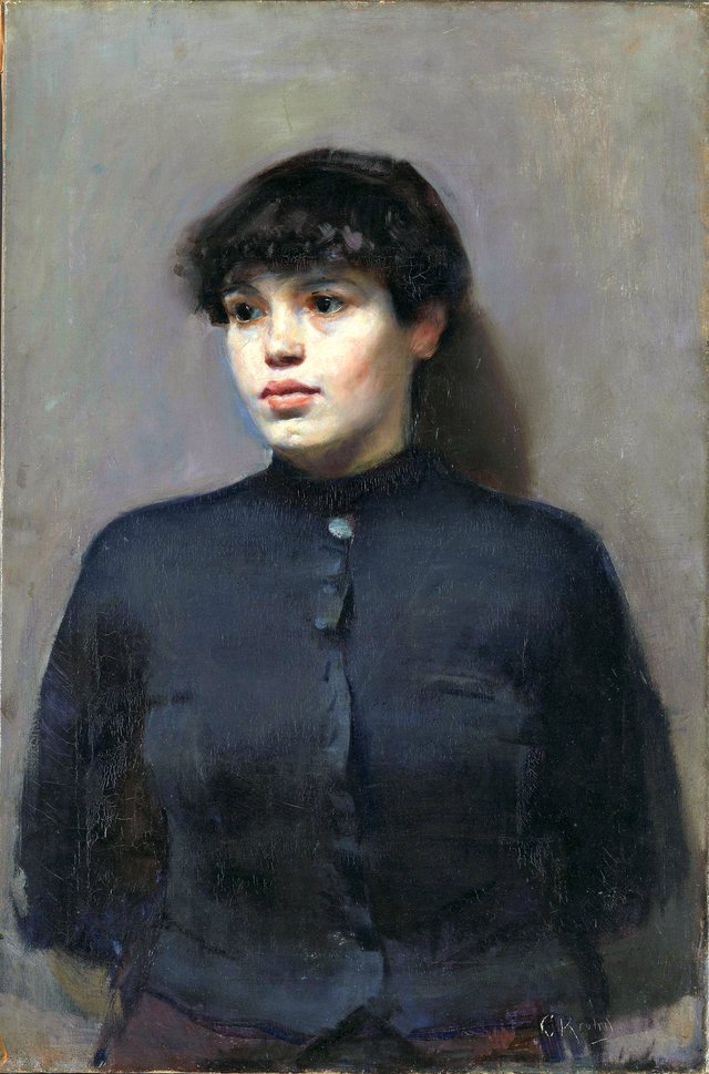 Portrait of "Jossa" by Christian Krohg
