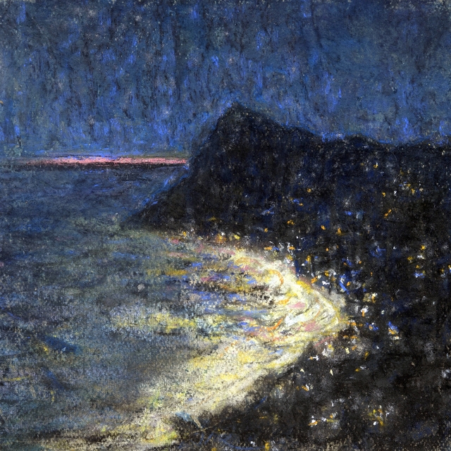 Night motif from Capri by Ants Laikmaa