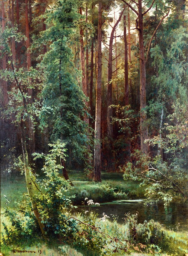 Woodland by Ivan Shishkin