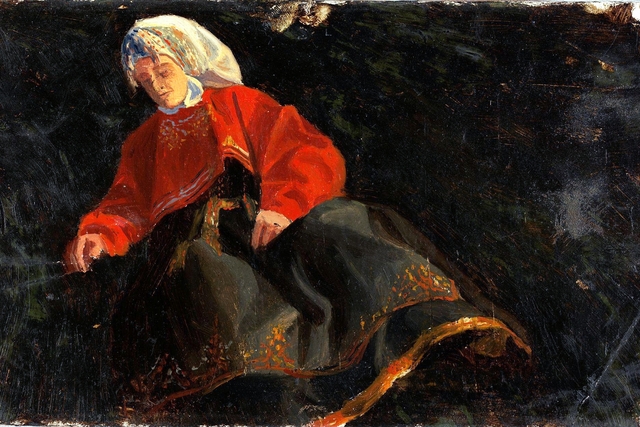 Peasant Woman from Telemark by August Cappelen