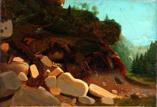 Nature Study with Rocks by August Cappelen