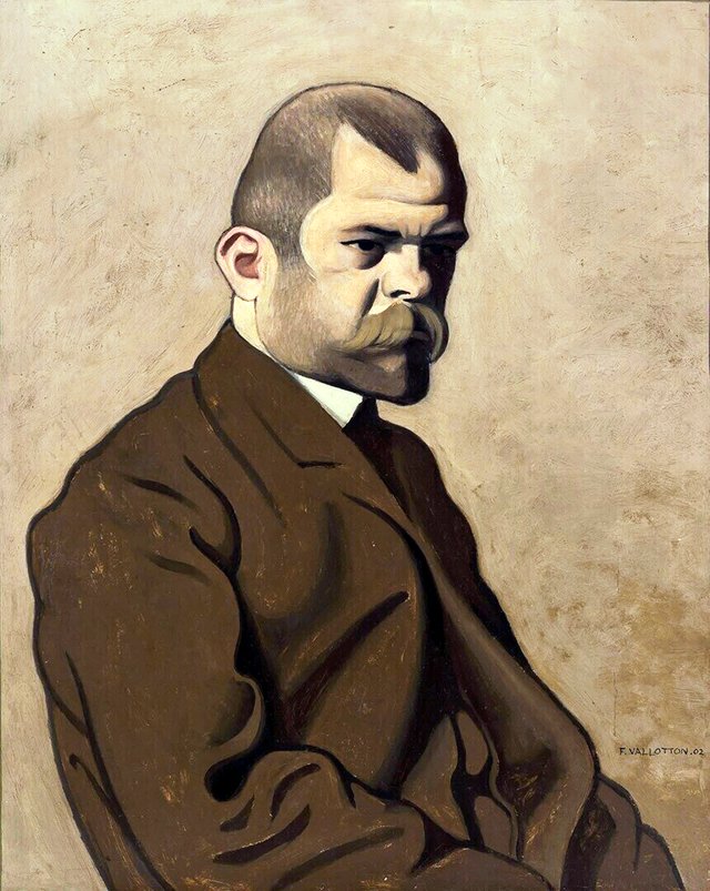 Portrait of Ambroise Vollard by Félix Vallotton