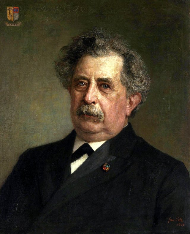 Portrait of Jan Hudig (1838-1923, Alderman of Rotterdam 1892-1909) by Jan Veth