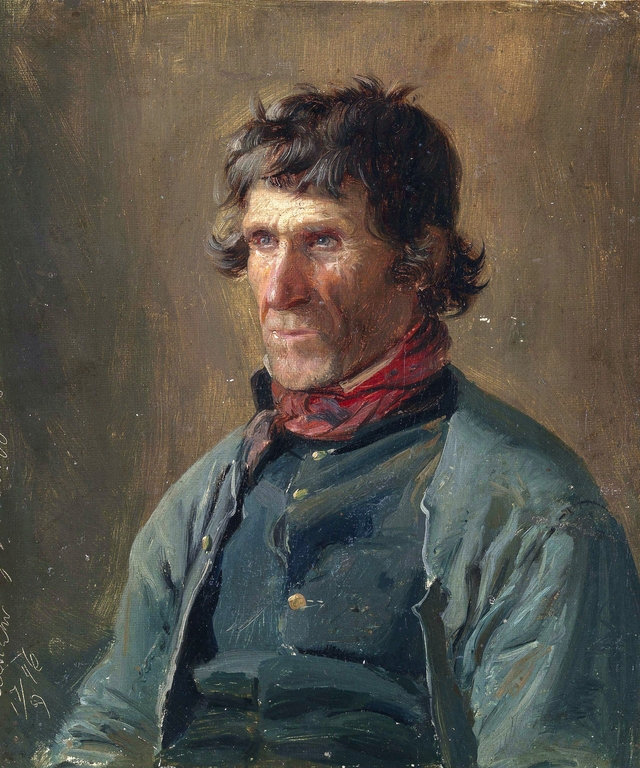 Portrait of Joseph Steffens from Altenahr by Adolph Tidemand