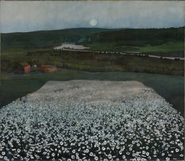 Flower Meadow in the North by Harald Sohlberg