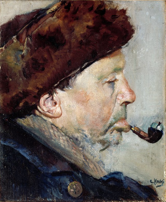 Niels Gaihede by Christian Krohg