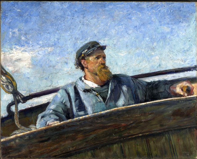 North Wind by Christian Krohg