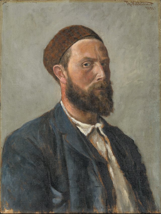 Self-Portrait by Theodor Kittelsen