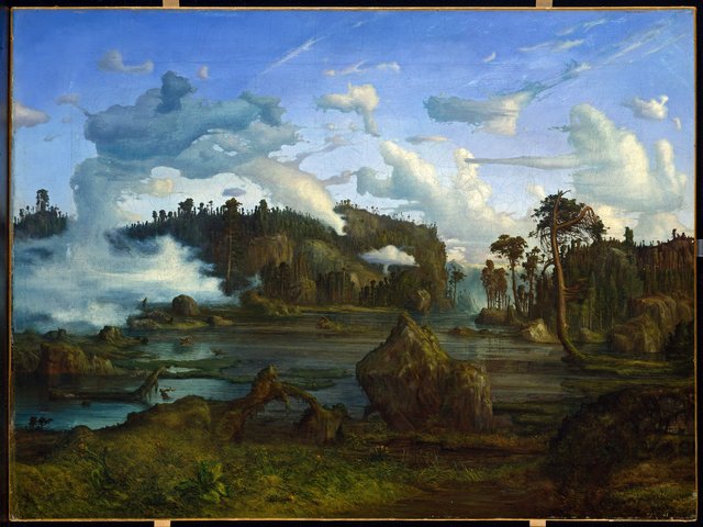 The Tarn by Lars Hertervig