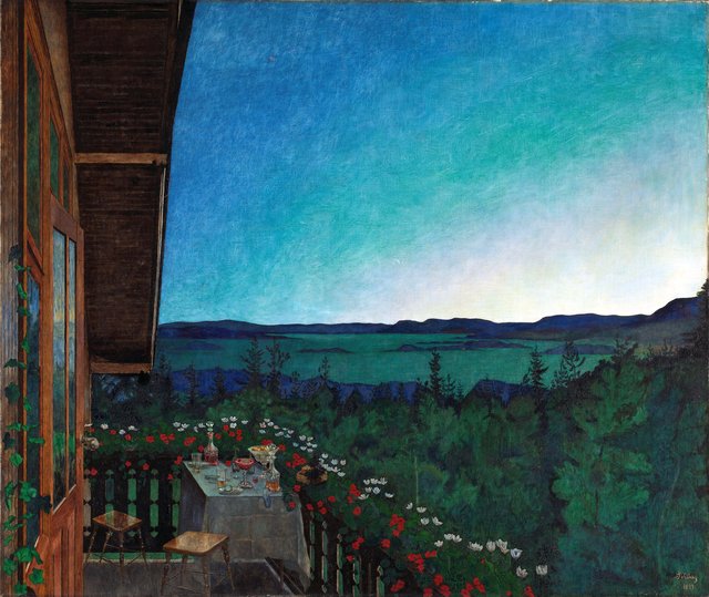 Summer Night by Harald Sohlberg