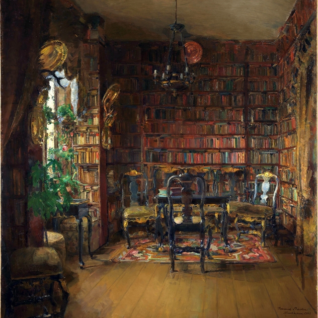 The Library of Thorvald Boeck by Harriet Backer
