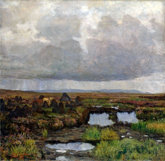 Peat Bog on Jæren by Kitty Lange Kielland