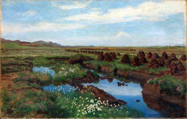 Peat Bog at Jæren by Kitty Lange Kielland