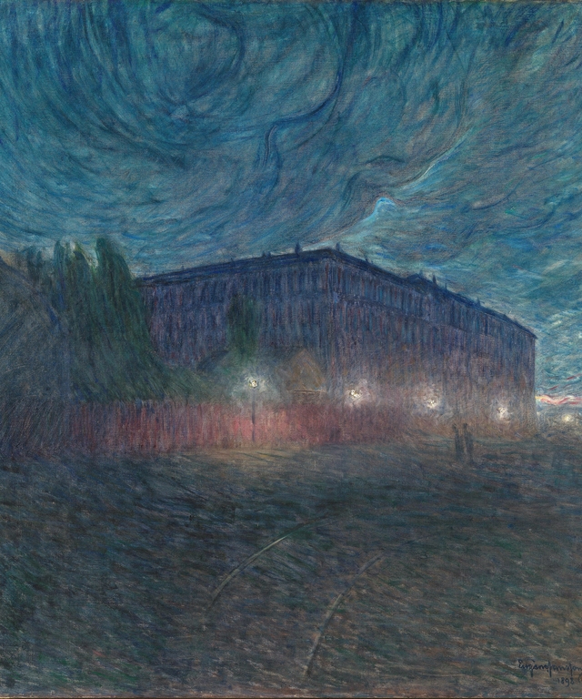 Stormy Night by Eugène Jansson