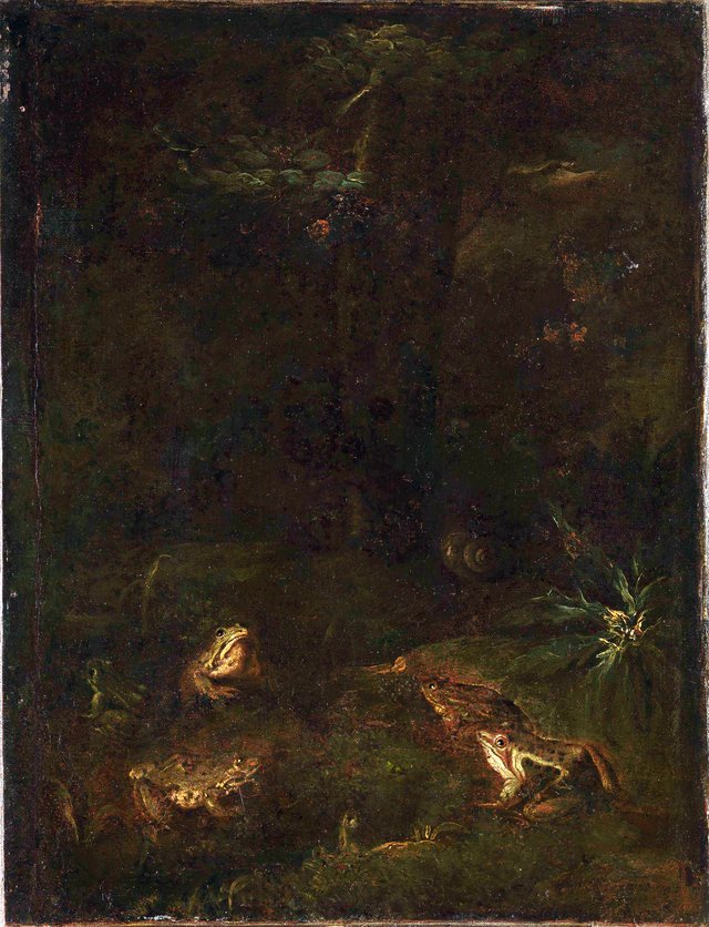 Toads and Snails by Otto Marseus van Schrieck
