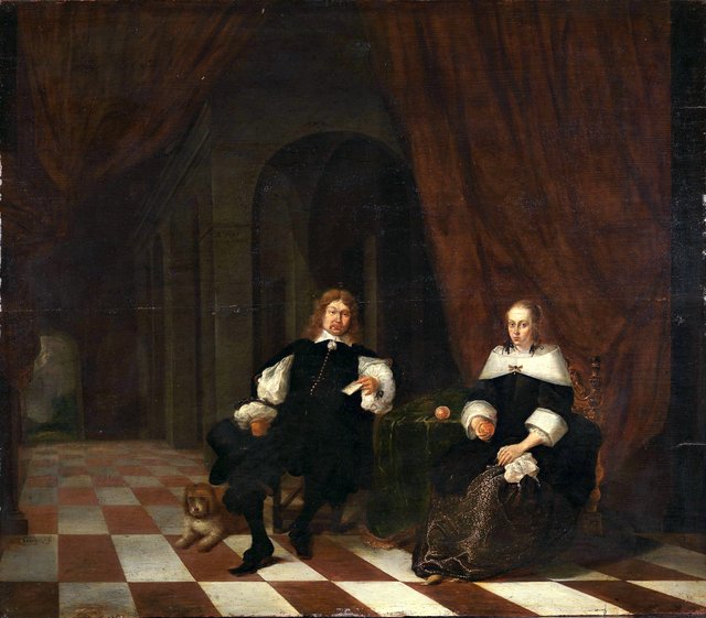 Family Portrait by Gerrit Lundens