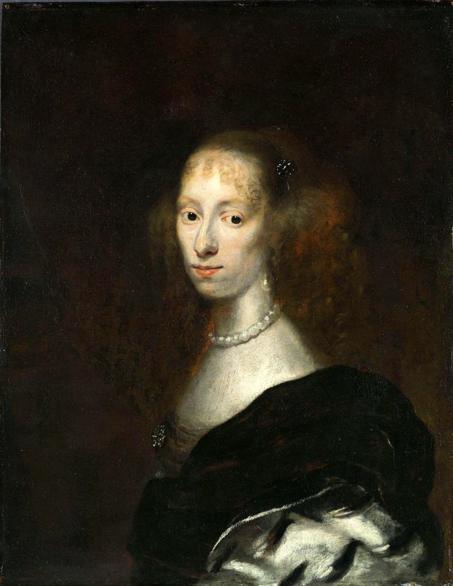 Portrait of an Unknown lady by Abraham Wuchters