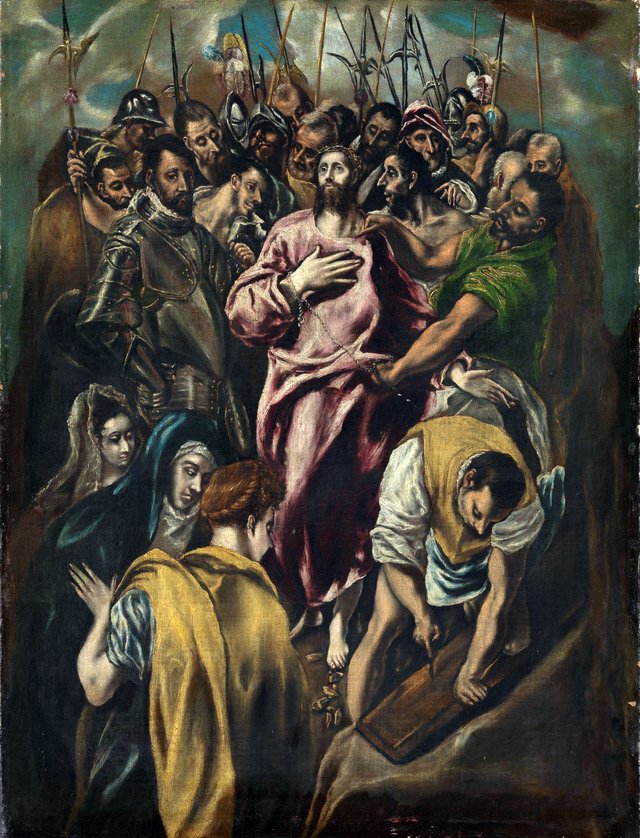 The Disrobing of Christ by Jorge Manuel Theocupulus