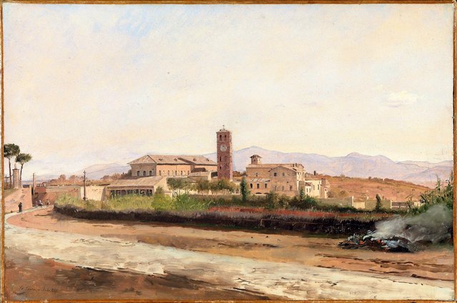 Klosteret San Lorenzo fuori le mura i Roma by Jørgen Roed