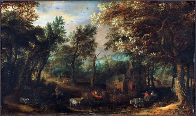 Woodland Scene by David Vinckboons