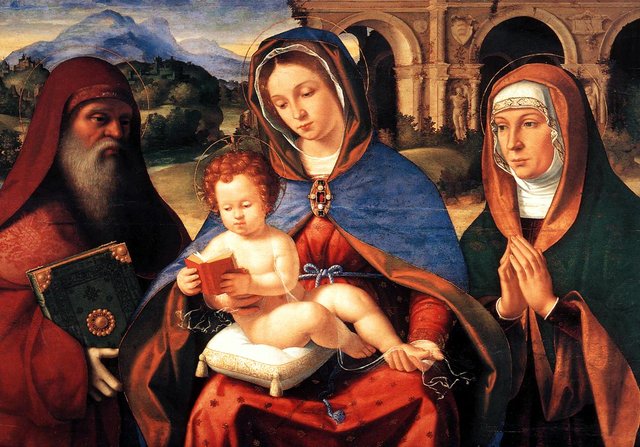 Madonna Baglioni by Andrea Previtali