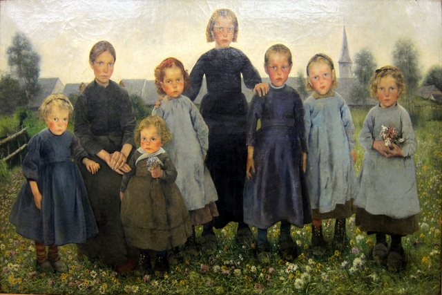 The Girls by Léon Frédéric