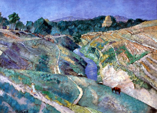Samarkandi motiiv, Kuzma Petrov-Vodkin, EKM j by Kuzma Petrov-Vodkin