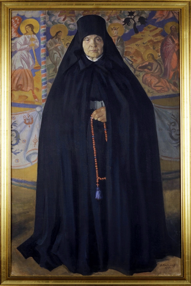 Nun by Boris Kustodiev