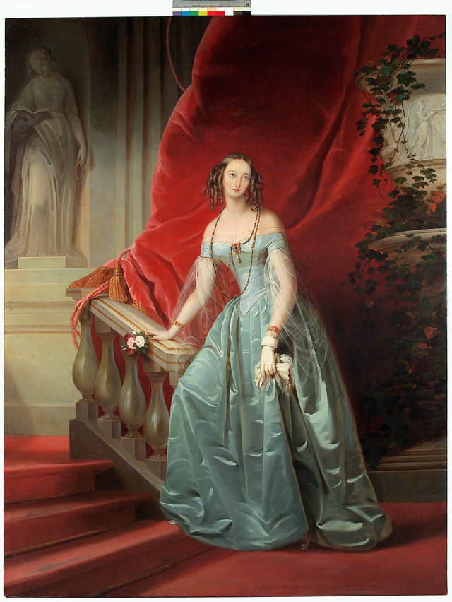 Nikolai I tütre portree, Christina Robertson, EKM j 153-90 VM 43 by Christina Robertson
