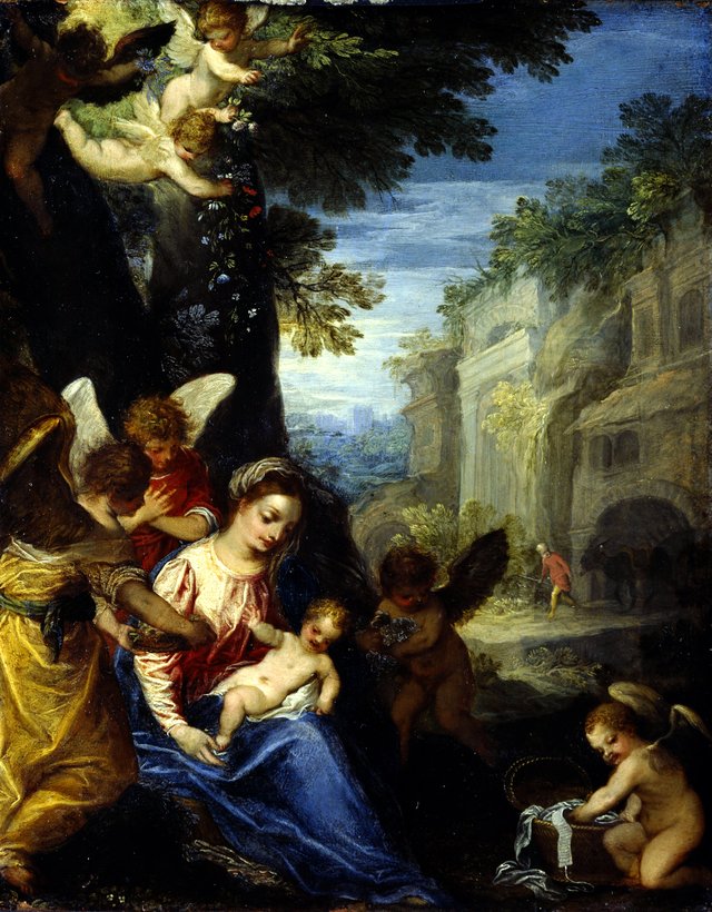 Rest on the Flight into Egypt by Hans Rottenhammer