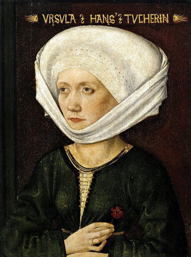 Portrait of Ursula Tucher by Michael Wolgemut