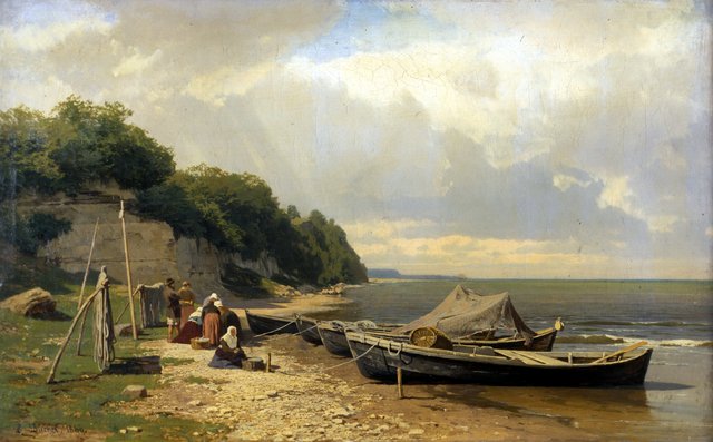 Tiskre rand, Eugen Gustav Dücker, EKM j 283-124 M by Eugen Dücker