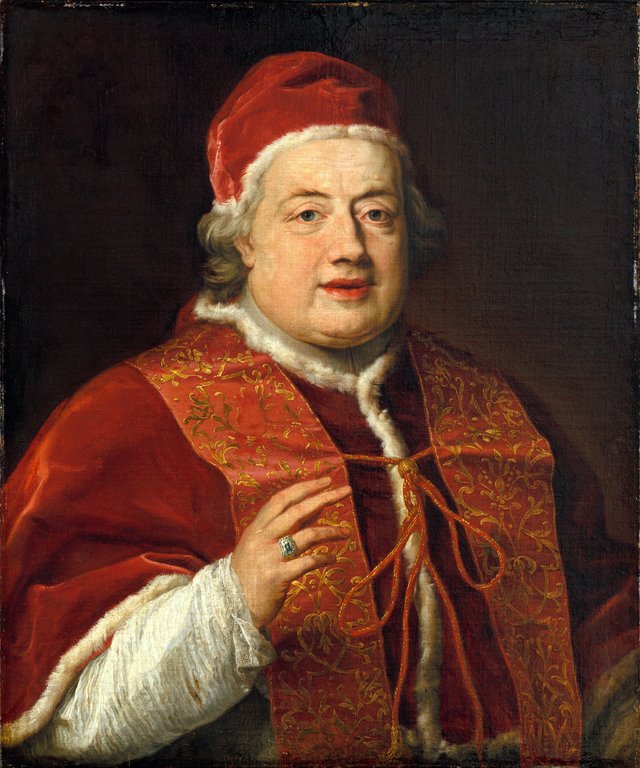 Bust-length portrait of Pope Clement XIII by Pompeo Batoni