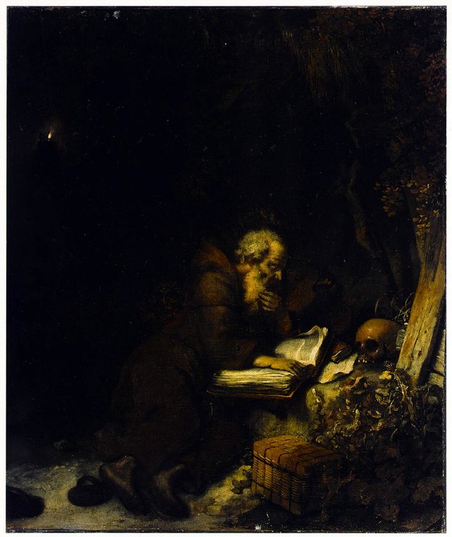 Reading Hermit by Gerbrand van den Eeckhout