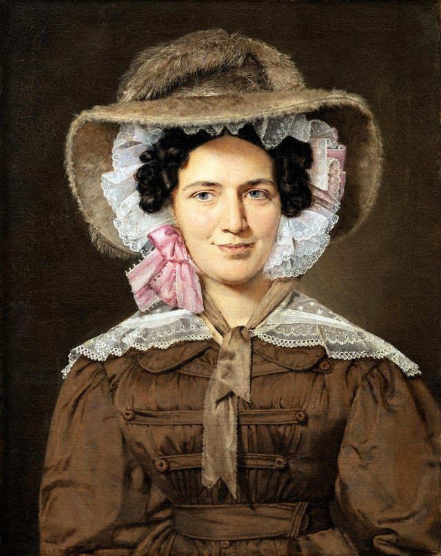 Portrait of Christine Stampe by Christian Albrecht Jensen
