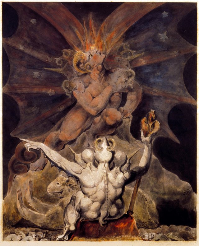 The number of the beast is 666 by William Blake