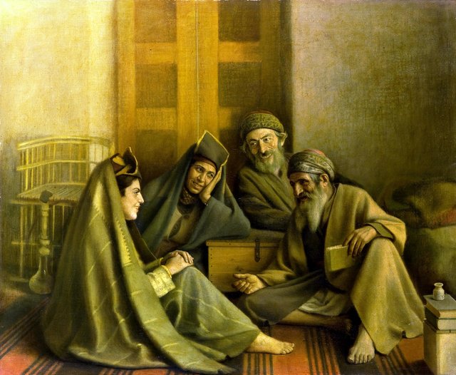 Fortune teller from Baghdad by Kamal-ol-molk