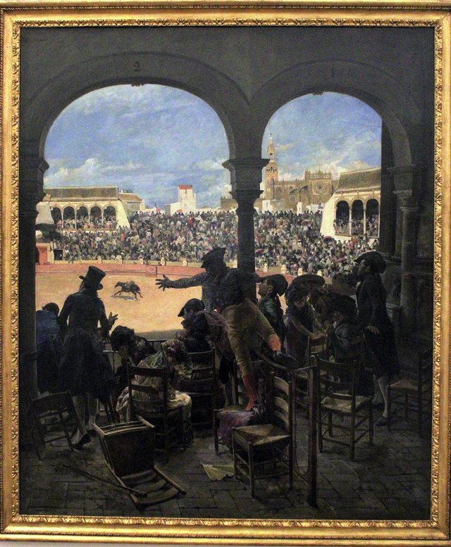 Un lance en la Plaza de Toros by José Jiménez Aranda