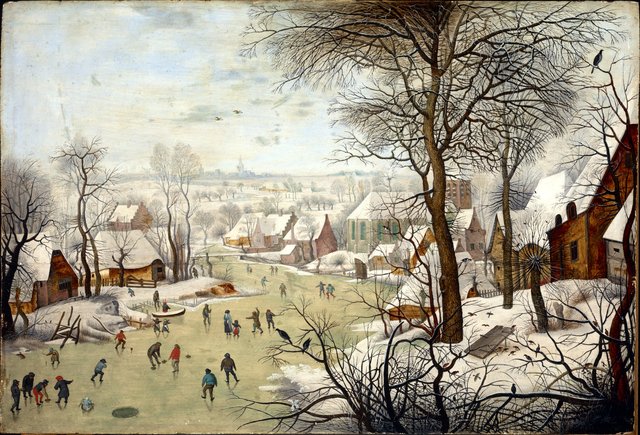 Winter Landscape with a Bird-trap by Pieter Brueghel the Younger