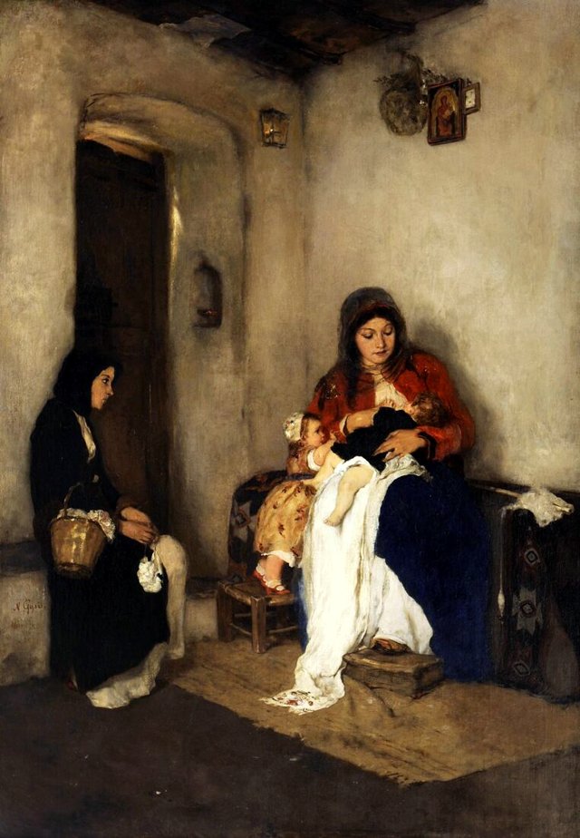 The step mother by Nikolaos Gyzis