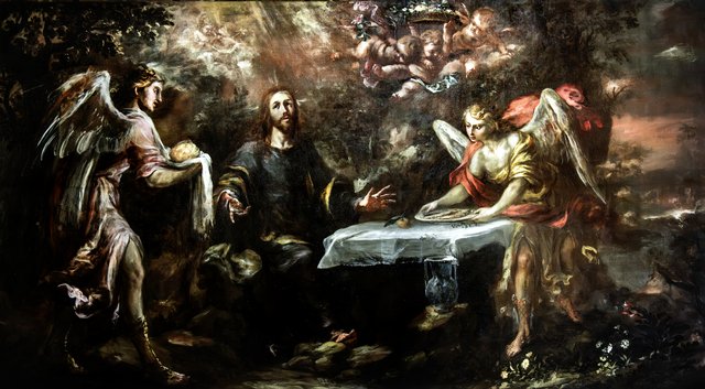 Christ Served by the Angels by Juan de Valdés Leal