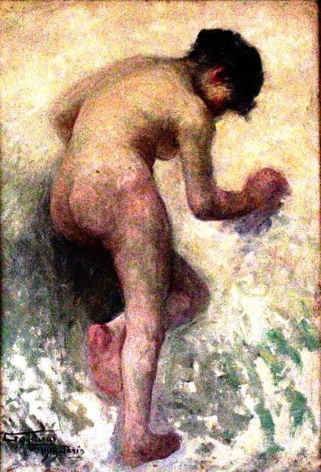 Estudo de Nu Feminino by Antônio Parreiras