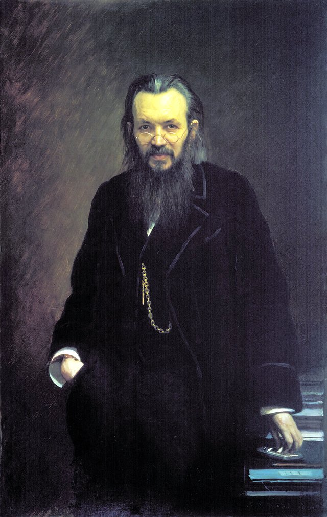 Alexey Suvorin by Ivan Kramskoi